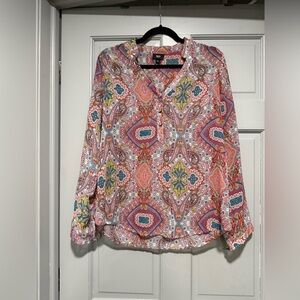 Colorful Paisley Women's Blouse